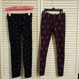 Girls leggings size 9-10 h&m